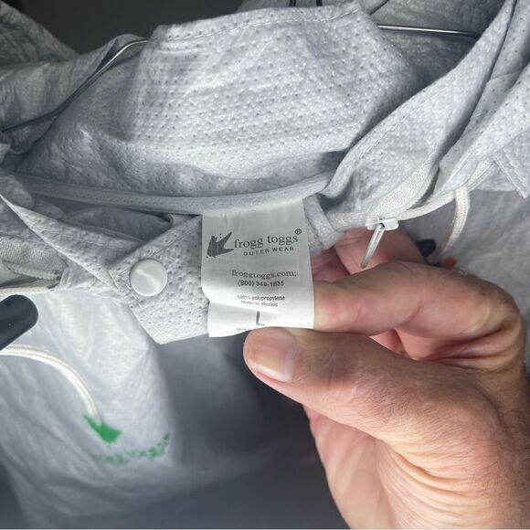 Frogg Toggs Outer Wear University of Texas‎ Logo Rain Jacket Size Large - Picture 2 of 5